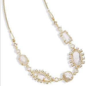 New Kendra Scott June Long Necklace in GOLD